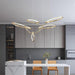 Cloud Rings Series Brass Chandelier - DWHOME