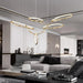 Cloud Rings Series Brass Chandelier - DWHOME