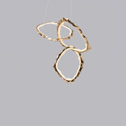 Cloud Rings Series Brass Chandelier-DWHOME