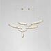 Cloud Rings Series Brass Chandelier - DWHOME