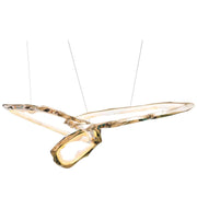 Cloud Rings Series Brass Chandelier-DWHOME