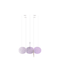 Clouds Iridescent Disc Chandelier - Vakkerlight