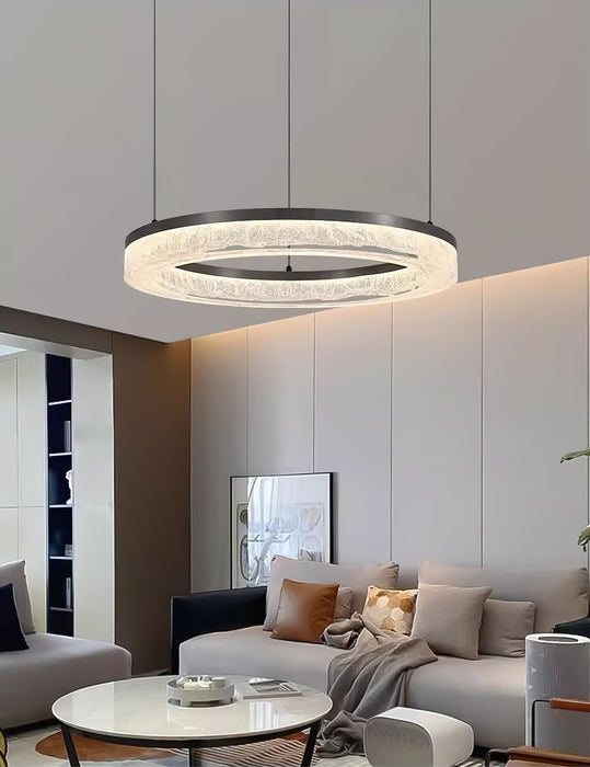 Coblitz Round LED Chandelier-DWHOME