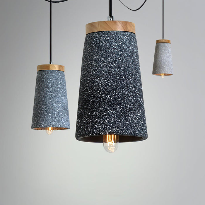 Coburg Wood Cement Pendant Light.