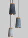 Coburg Wood Cement Pendant Light.