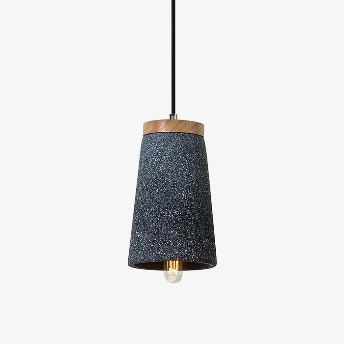 Coburg Wood Cement Pendant Light-DWHOME