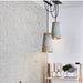 Coburg Wood Cement Pendant Light.