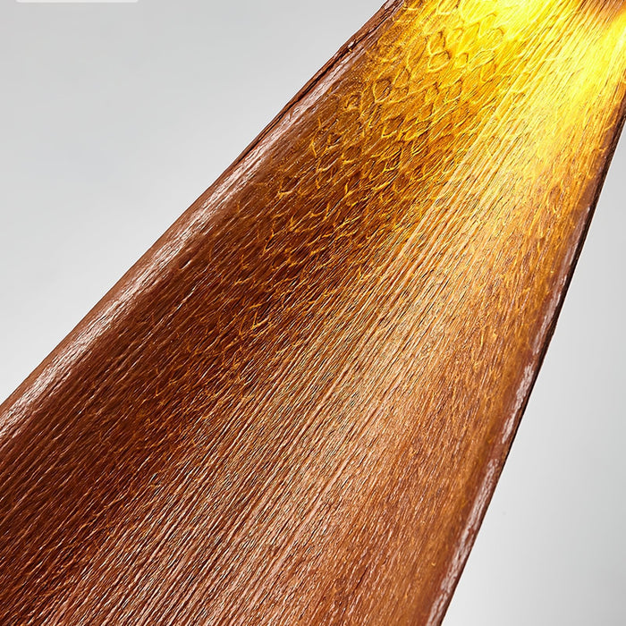 Cocoa Leaf Wall Sconce-DWHOME