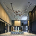 Cody Modern Black Leather Strap Chandelier-DWHOME