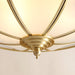 Colonial Glass Drum Ceiling Light - Vakkerlight