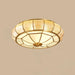 Colonial Glass Drum Ceiling Light - Vakkerlight