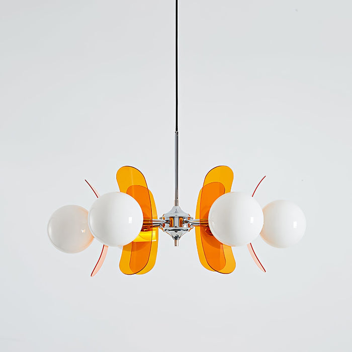 Coloured Sputnik Chandelier-DWHOME