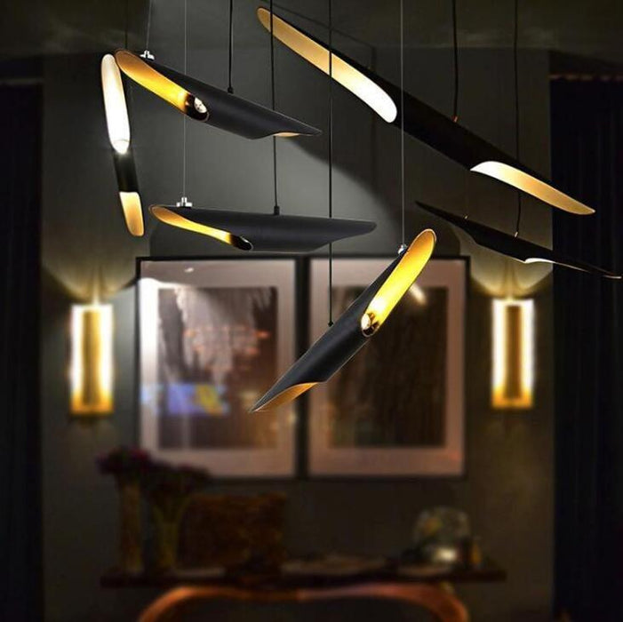 Coltrane Pipe Pendant Lights.