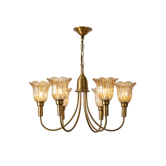 Columbia Brass Chandelier-DWHOME