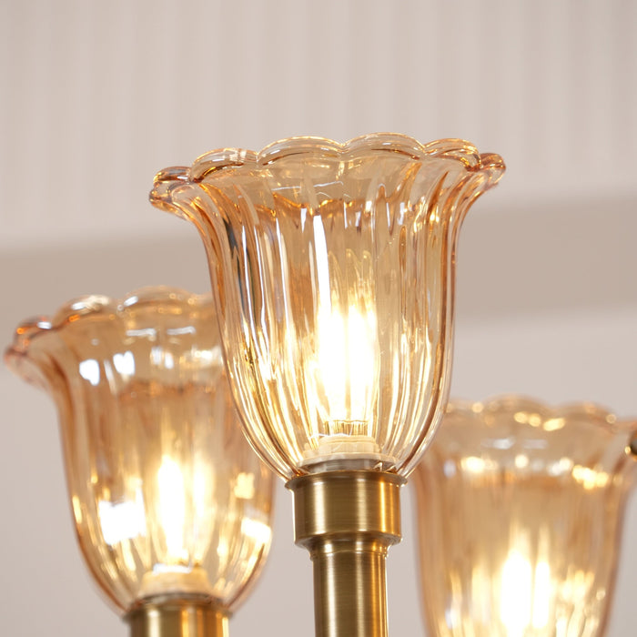 Columbia Brass Chandelier-DWHOME