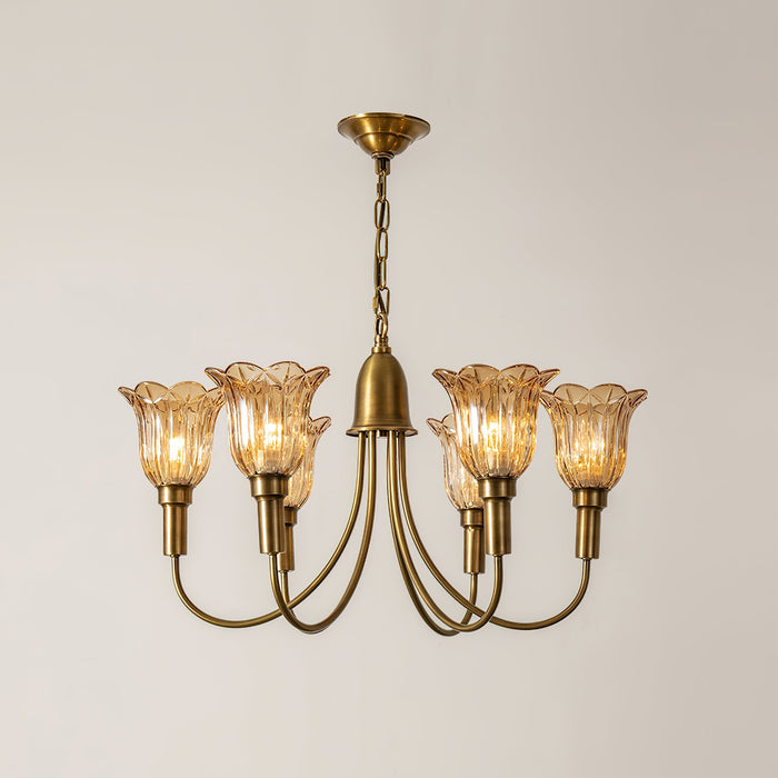 Columbia Brass Chandelier-DWHOME