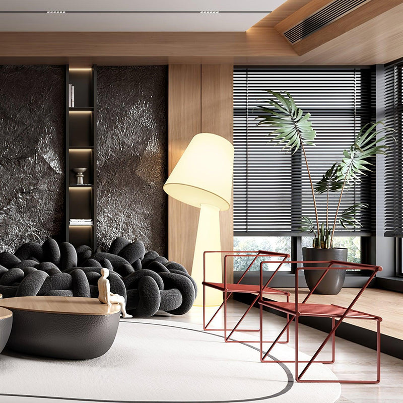 Column Fabric Floor Lamp-DWHOME