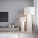 Column Fabric Floor Lamp-DWHOME