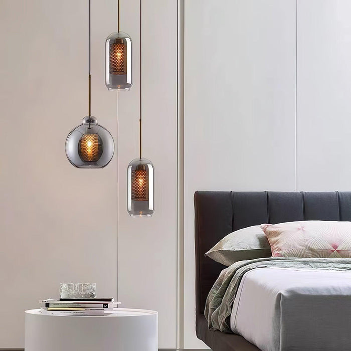 Combined Chiswick Glass Pendant Light-DWHOME