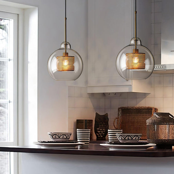 Combined Chiswick Glass Pendant Light-DWHOME