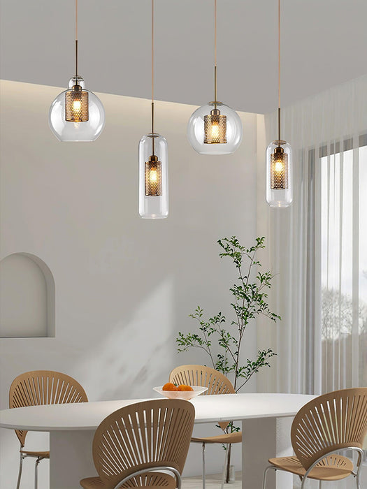 Combined Chiswick Glass Pendant Light-DWHOME