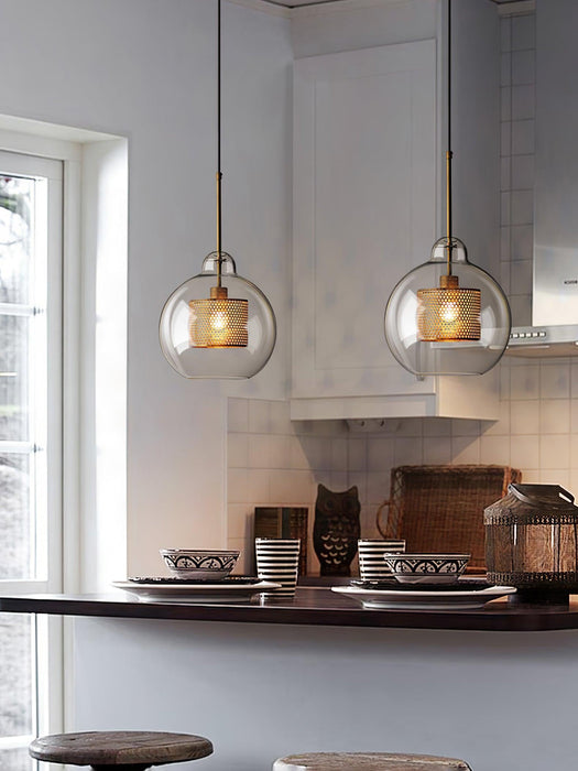 Combined Chiswick Glass Pendant Light-DWHOME