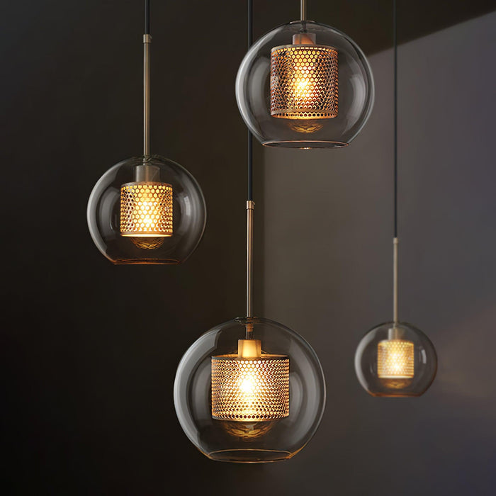 Combined Chiswick Glass Pendant Light-DWHOME