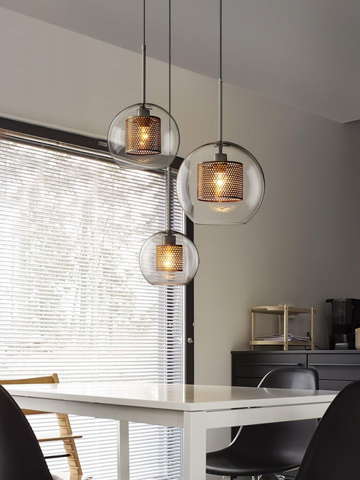 Combined Chiswick Glass Pendant Light - Vakkerlight