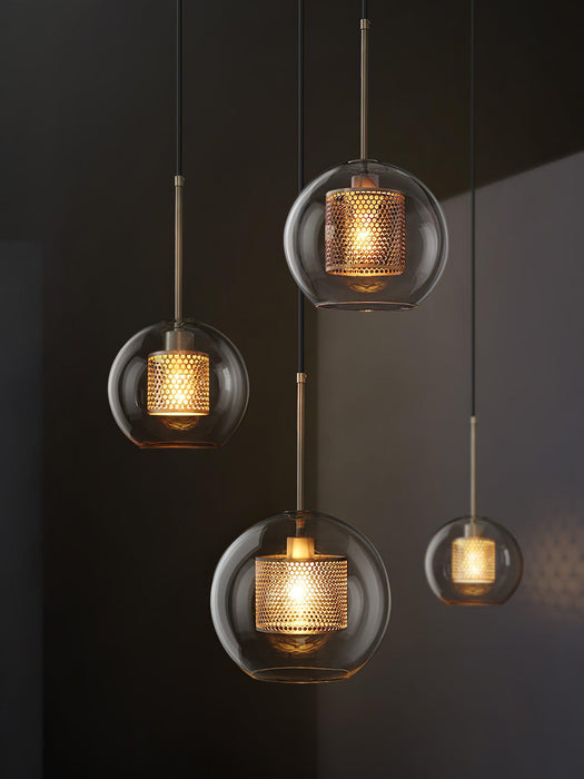 Combined Chiswick Glass Pendant Light - Vakkerlight