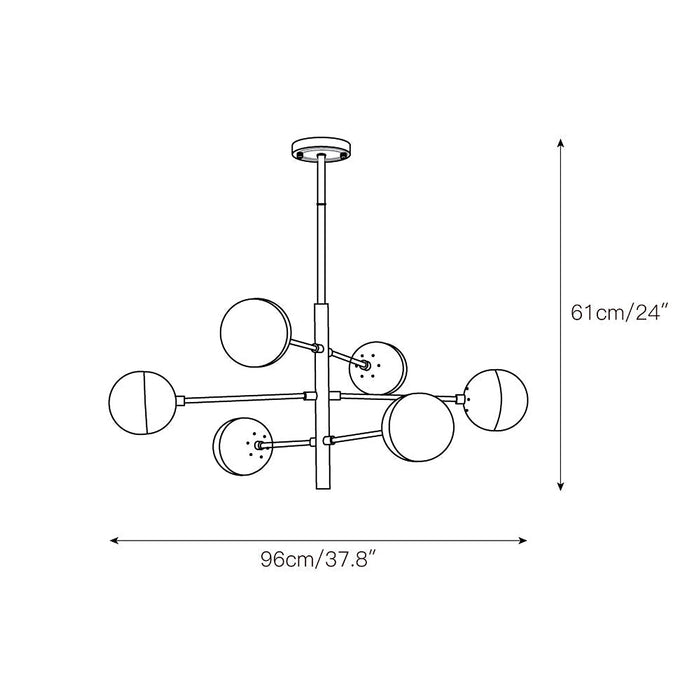 Compass Chandelier-DWHOME