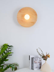 Lumina Contour Wooden Sconce-DWHOME