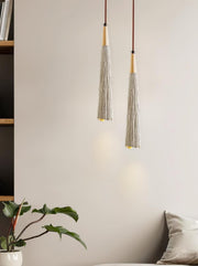 Concrete Pleated Pendant Lamp-DWHOME