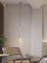 Concrete Pleated Pendant Lamp-DWHOME