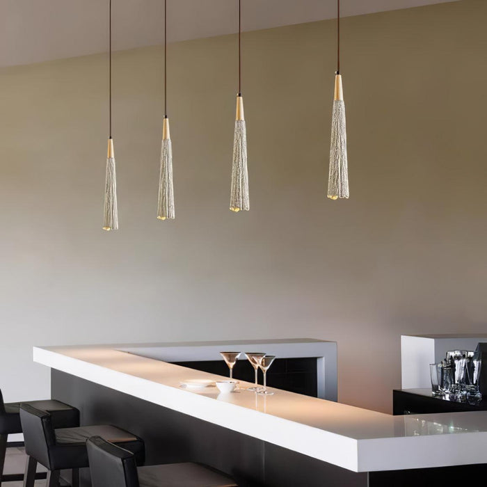 Concrete Pleated Pendant Lamp - Vakkerlight