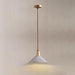 Concrete Pleated Pendant Lamp - Vakkerlight