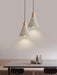 Concrete Pleated Pendant Lamp - Vakkerlight