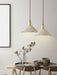 Concrete Pleated Pendant Lamp - Vakkerlight