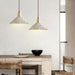 Concrete Pleated Pendant Lamp.