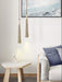 Concrete Pleated Pendant Lamp-DWHOME