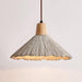 Concrete Pleated Pendant Lamp - Vakkerlight