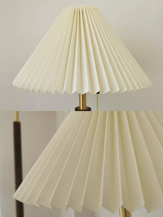 Cone Pleated Fabric Table Lamp-DWHOME