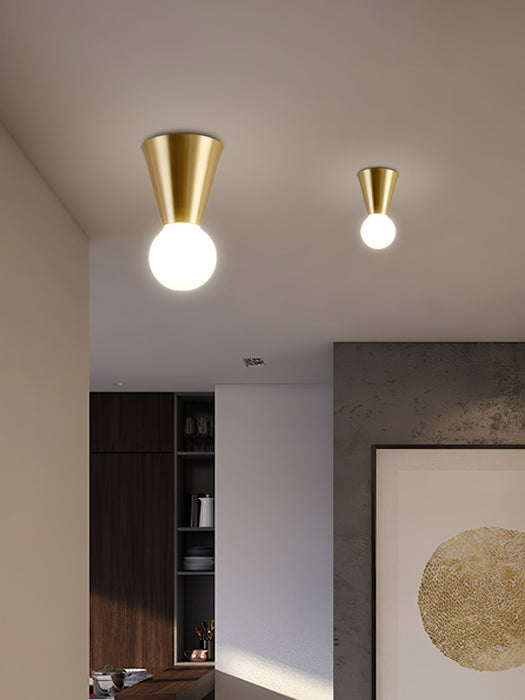 Conical Ceiling Lamp.