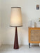 Faux Wood Conical Floor Lamp-DWHOME