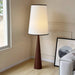 Faux Wood Conical Floor Lamp-DWHOME