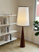 Faux Wood Conical Floor Lamp-DWHOME
