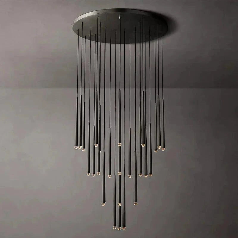 Contemporary Chandelier for High Ceiling Living Room & Foyer-DWHOME