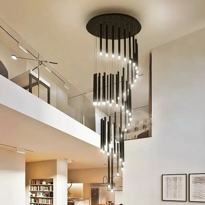 Contemporary Staircase Lighting Chandelier.