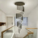 Contemporary Staircase Lighting Chandelier.