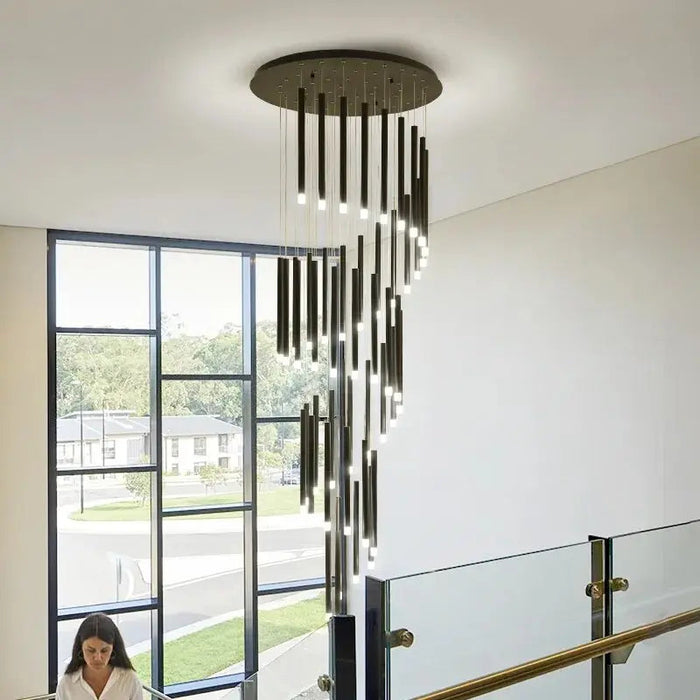 Contemporary Staircase Lighting Chandelier.