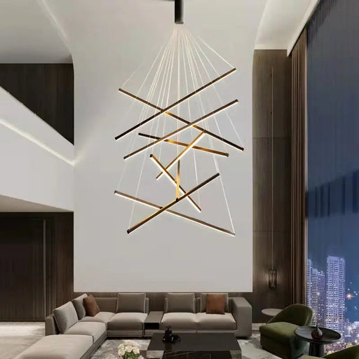 Cora Contemporary Foyer Chandelier.